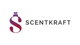 Scentkraft logo representing a brand specializing in high-quality fragrance solutions.