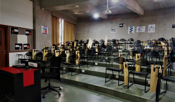 The Classroom at COEP's Bhau Institute, designed for learning, workshops, and training sessions for entrepreneurs.